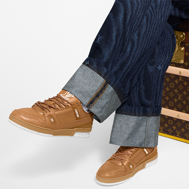 Louis Vuitton LV Trainer Sneaker ®Damier Cognac