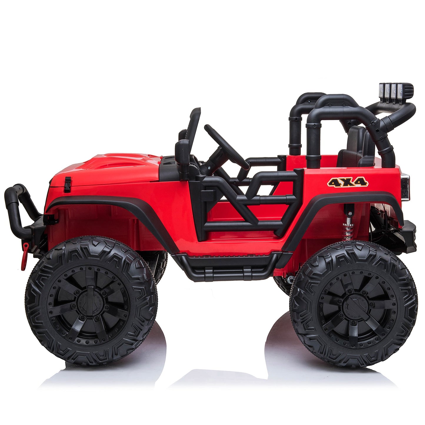 Joyracer 4x4 24V Kids Ride on Truck Car with Remote Control & 2 Seater,800W Motor, 9AH Battery Powered Ride on Toys w/ Spring Suspension, 3 Speeds,LED Lights, MP3/Bluetooth Music for Girl Boy, Pink