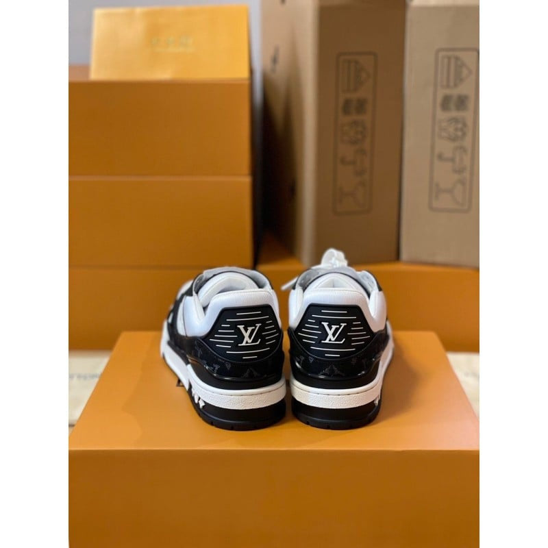 Louis Vuitton LV Trainer Sneaker ®Monogram Black Denim