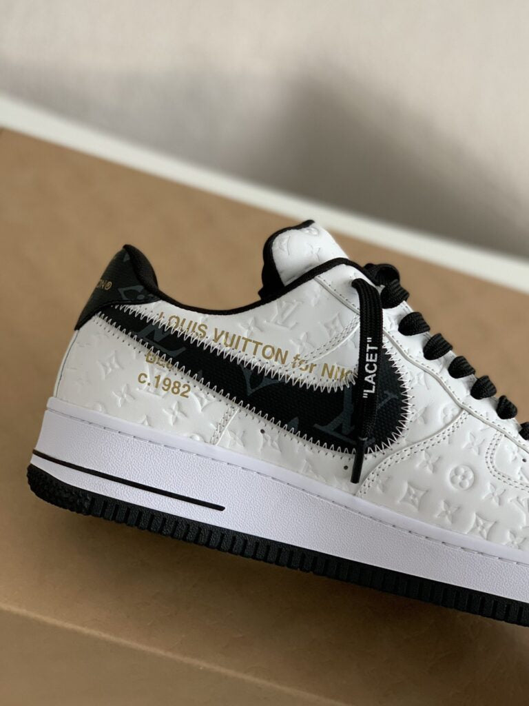Louis Vuitton x Nike Air Force 1 Low ®White Black