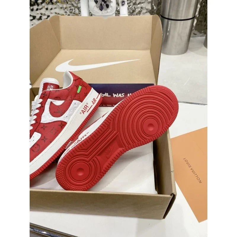 Louis Vuitton x Nike Air Force 1 Low ®By Virgil Abloh White/Red