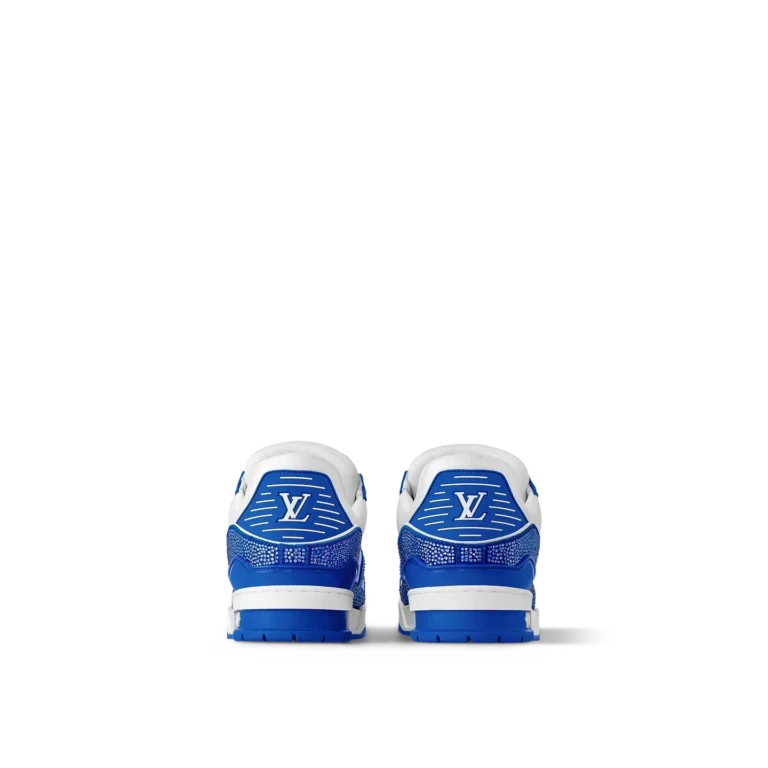 Louis Vuitton LV Trainer Sneaker ®Denim Monogram Blue Diamond