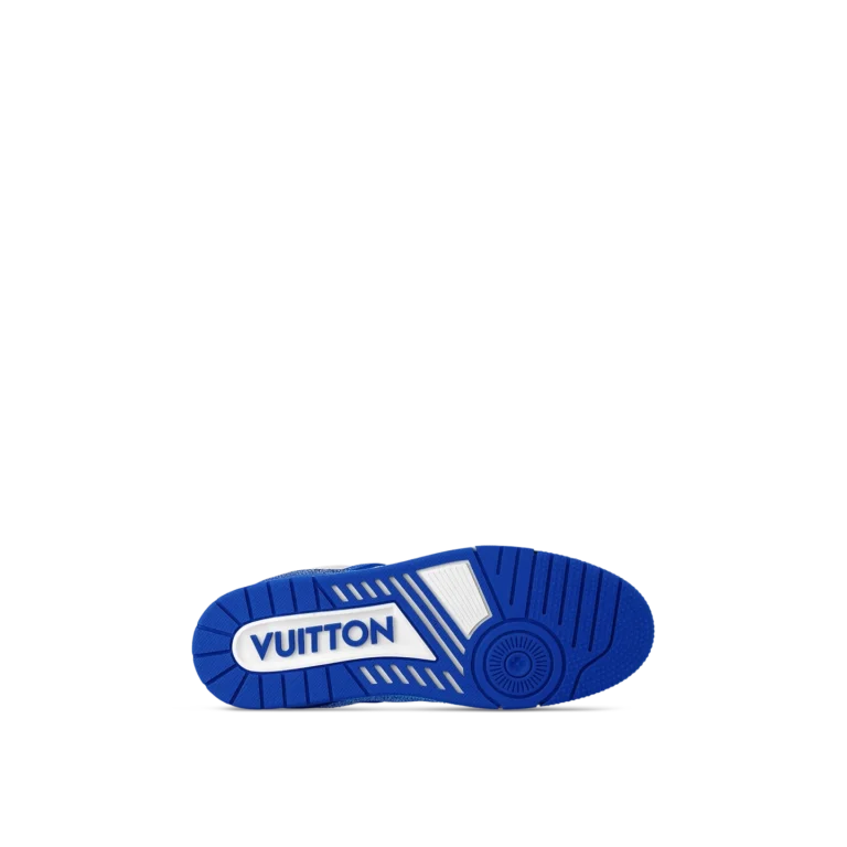 Louis Vuitton LV Trainer Sneaker ®Denim Monogram Blue Diamond