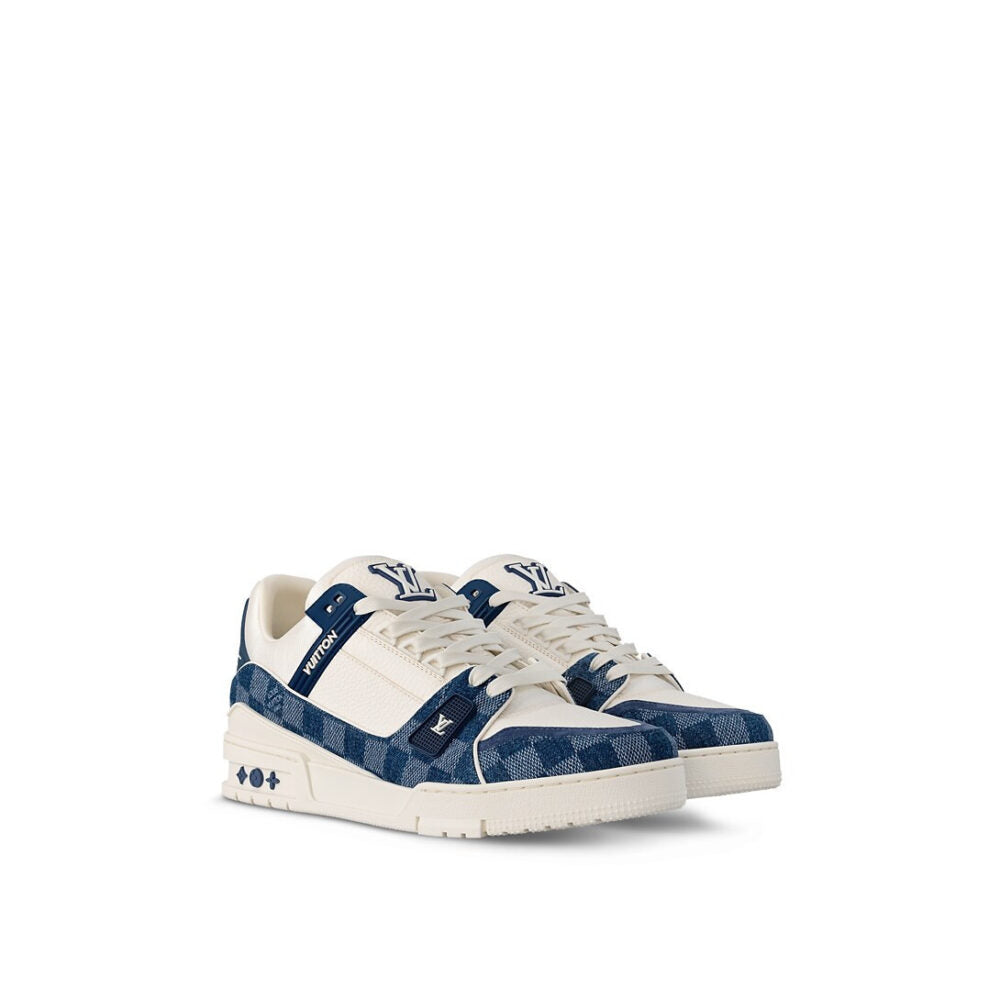 Louis Vuitton LV Trainer Sneaker ®Damier Denim Blue