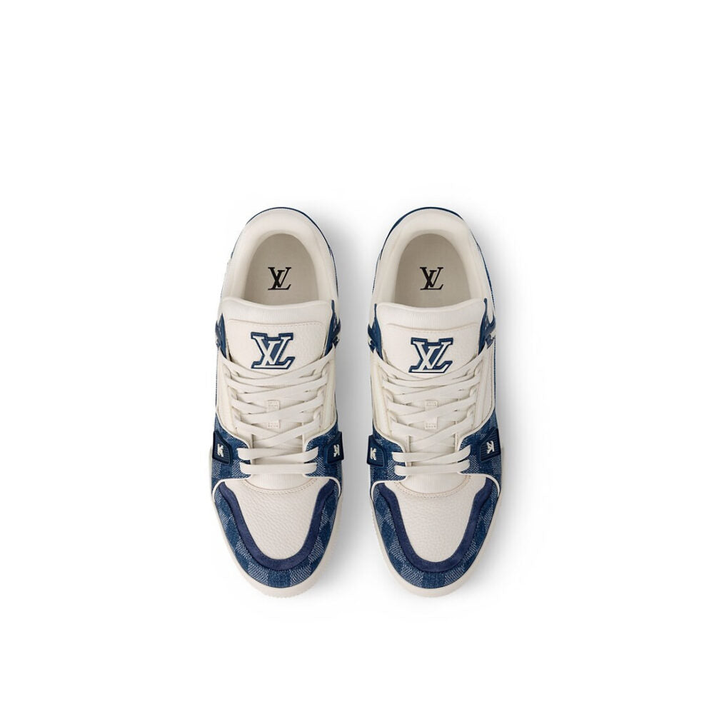 Louis Vuitton LV Trainer Sneaker ®Damier Denim Blue