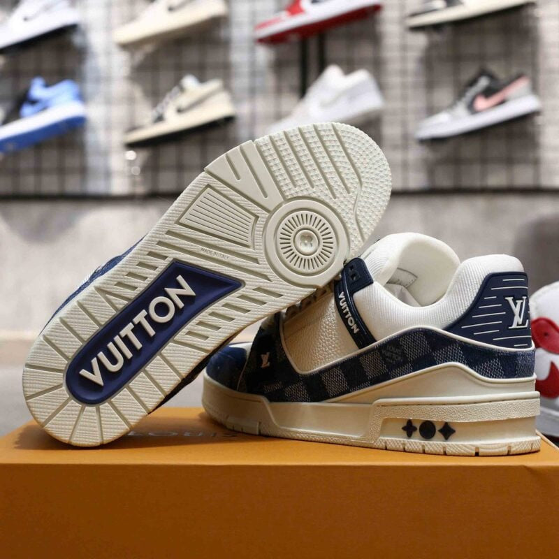 Louis Vuitton LV Trainer Sneaker ®Damier Denim Blue