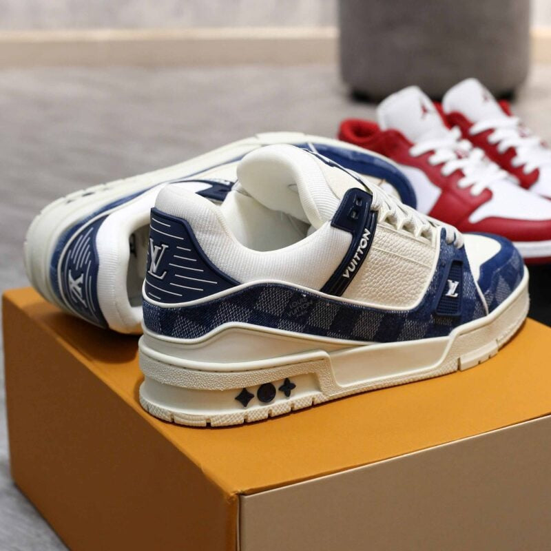 Louis Vuitton LV Trainer Sneaker ®Damier Denim Blue