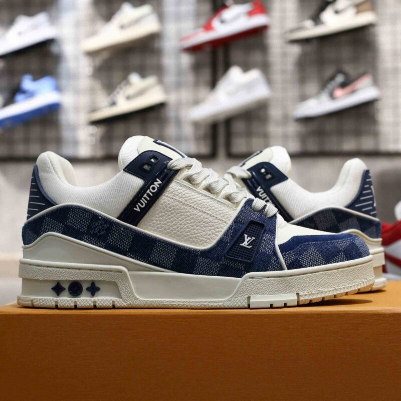 Louis Vuitton LV Trainer Sneaker ®Damier Denim Blue