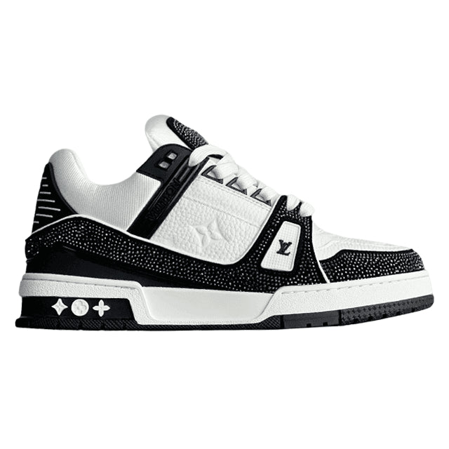 Louis Vuitton LV Trainer Sneaker ®Denim Monogram Black Diamond