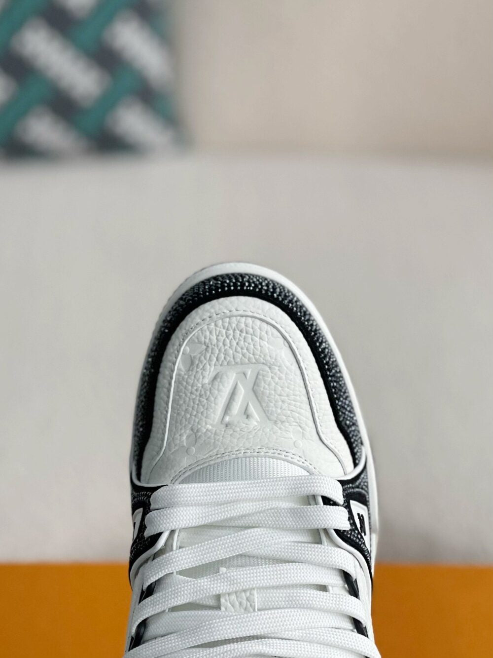 Louis Vuitton LV Trainer Sneaker ®Denim Monogram Black Diamond