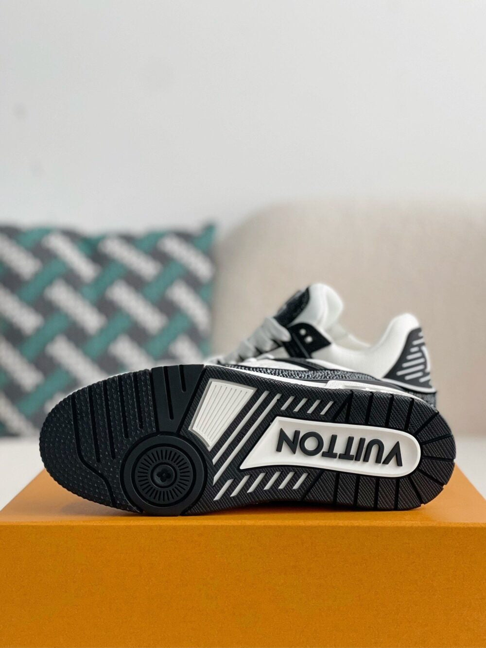 Louis Vuitton LV Trainer Sneaker ®Denim Monogram Black Diamond