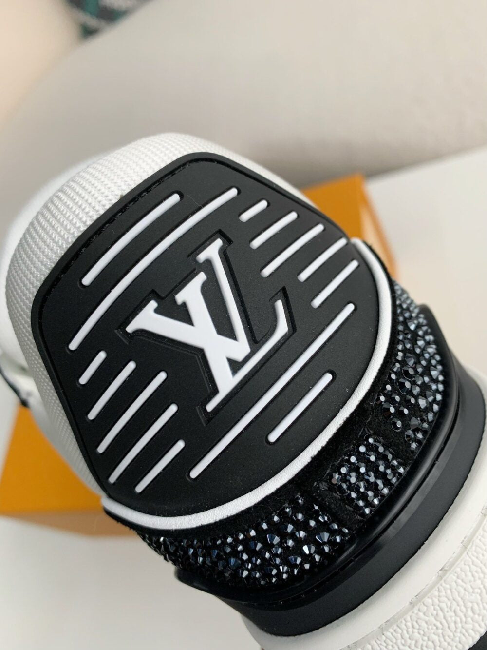 Louis Vuitton LV Trainer Sneaker ®Denim Monogram Black Diamond