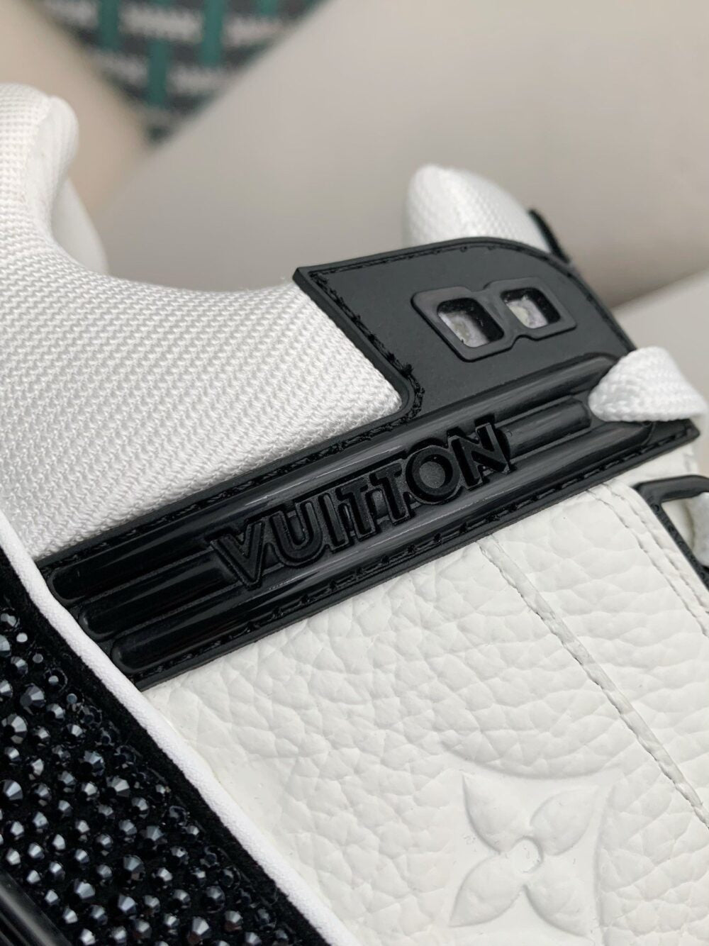 Louis Vuitton LV Trainer Sneaker ®Denim Monogram Black Diamond