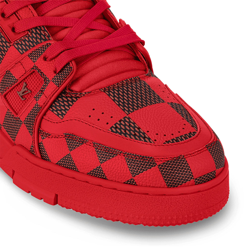 Louis Vuitton LV Trainer Sneaker ®DarkRed