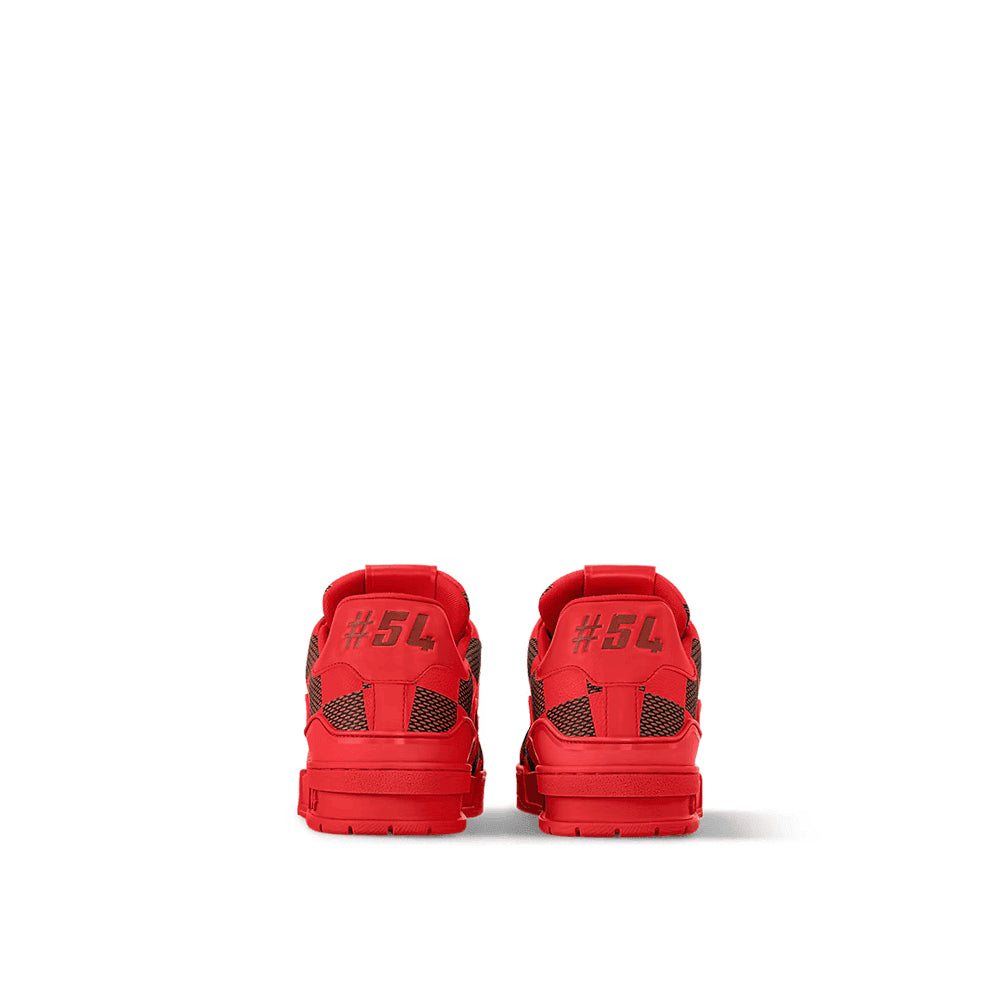 Louis Vuitton LV Trainer Sneaker ®DarkRed