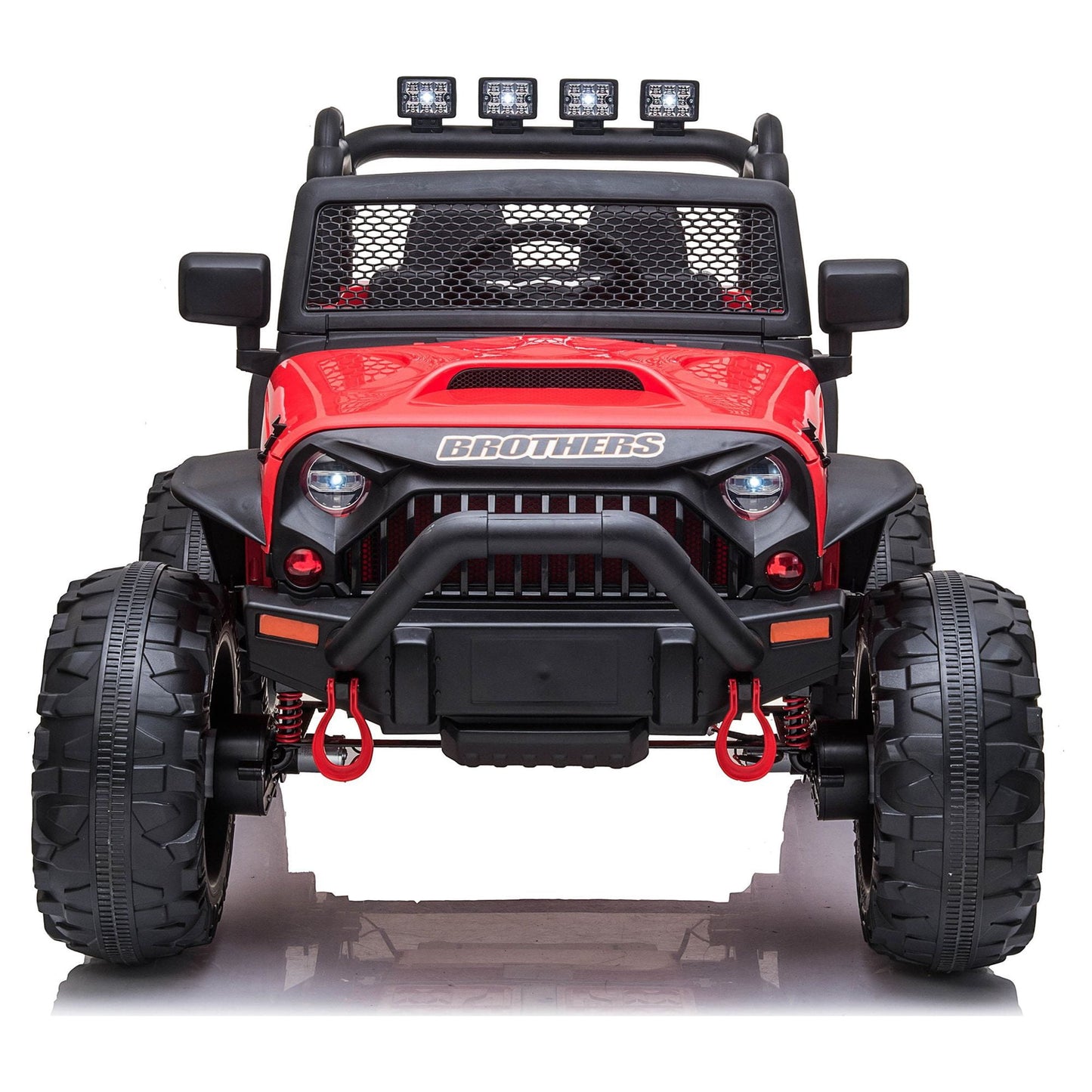 Joyracer 4x4 24V Kids Ride on Truck Car with Remote Control & 2 Seater,800W Motor, 9AH Battery Powered Ride on Toys w/ Spring Suspension,  3 Speeds,LED Lights, MP3/Bluetooth Music for Girl Boy, Pink