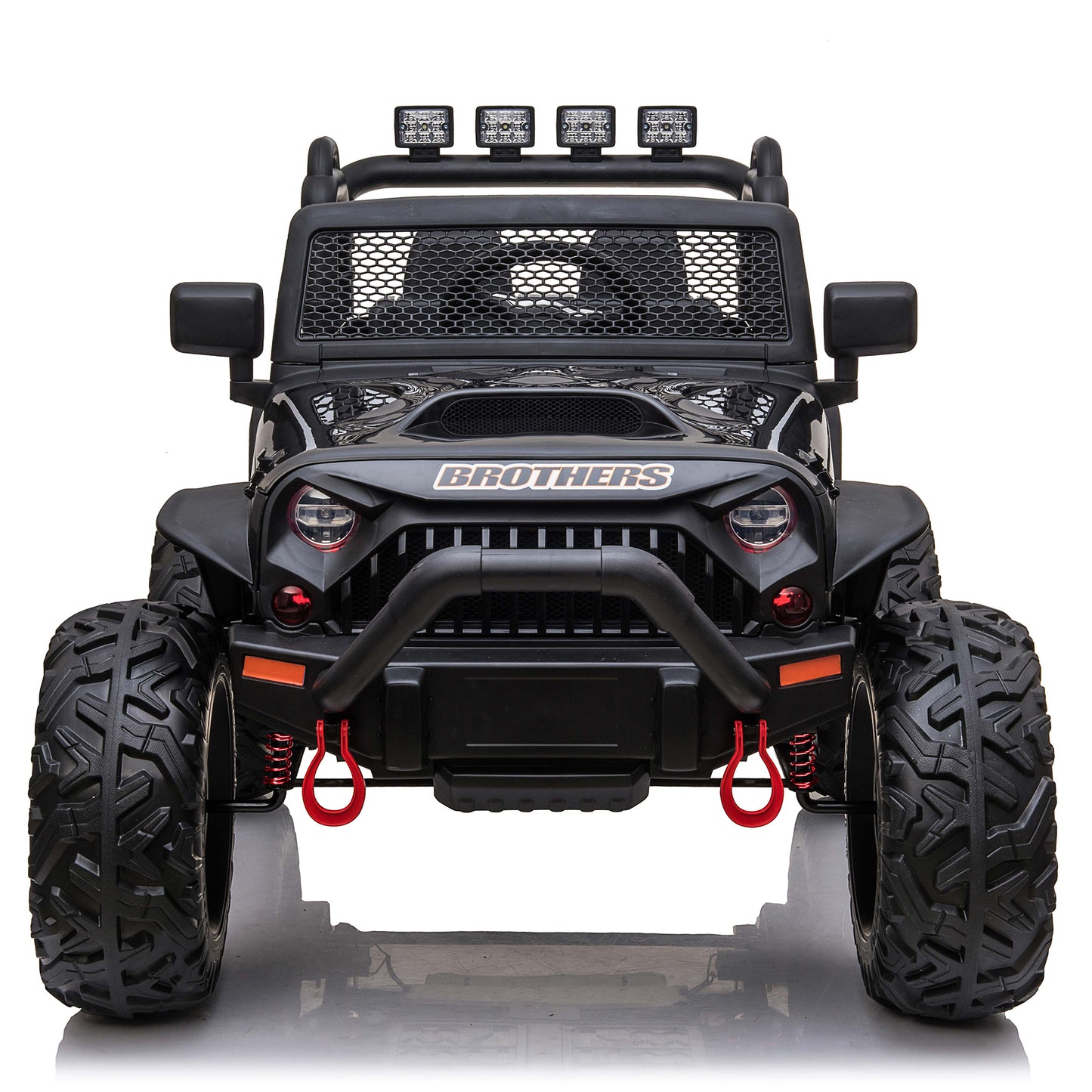 Joyracer 4x4 24V Kids Ride on Truck Car with Remote Control & 2 Seater,800W Motor, 9AH Battery Powered Ride on Toys w/ Spring Suspension,  3 Speeds,LED Lights, MP3/Bluetooth Music for Girl Boy, Pink