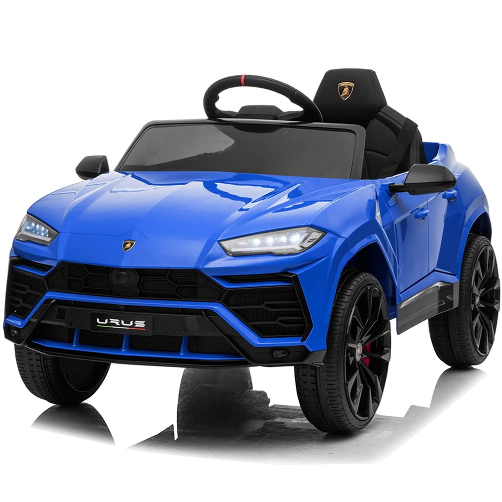Lamborghini Urus 12V Electric Powered Ride on Car Toys for Girls Boys, Black Kids Electric Vehicles Ride on Toys with Remote Control, Foot Pedal, MP3 Player and LED Headlights, CL61