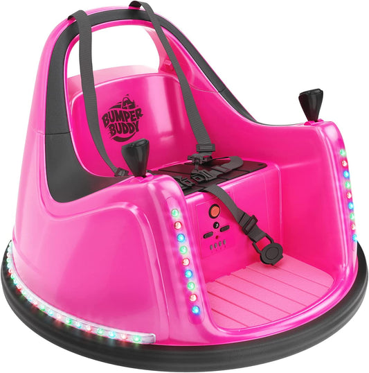 Bumper Buddy Blue 12V 2-Speed Ride on Electric Bumper Car for Kids & Toddlers