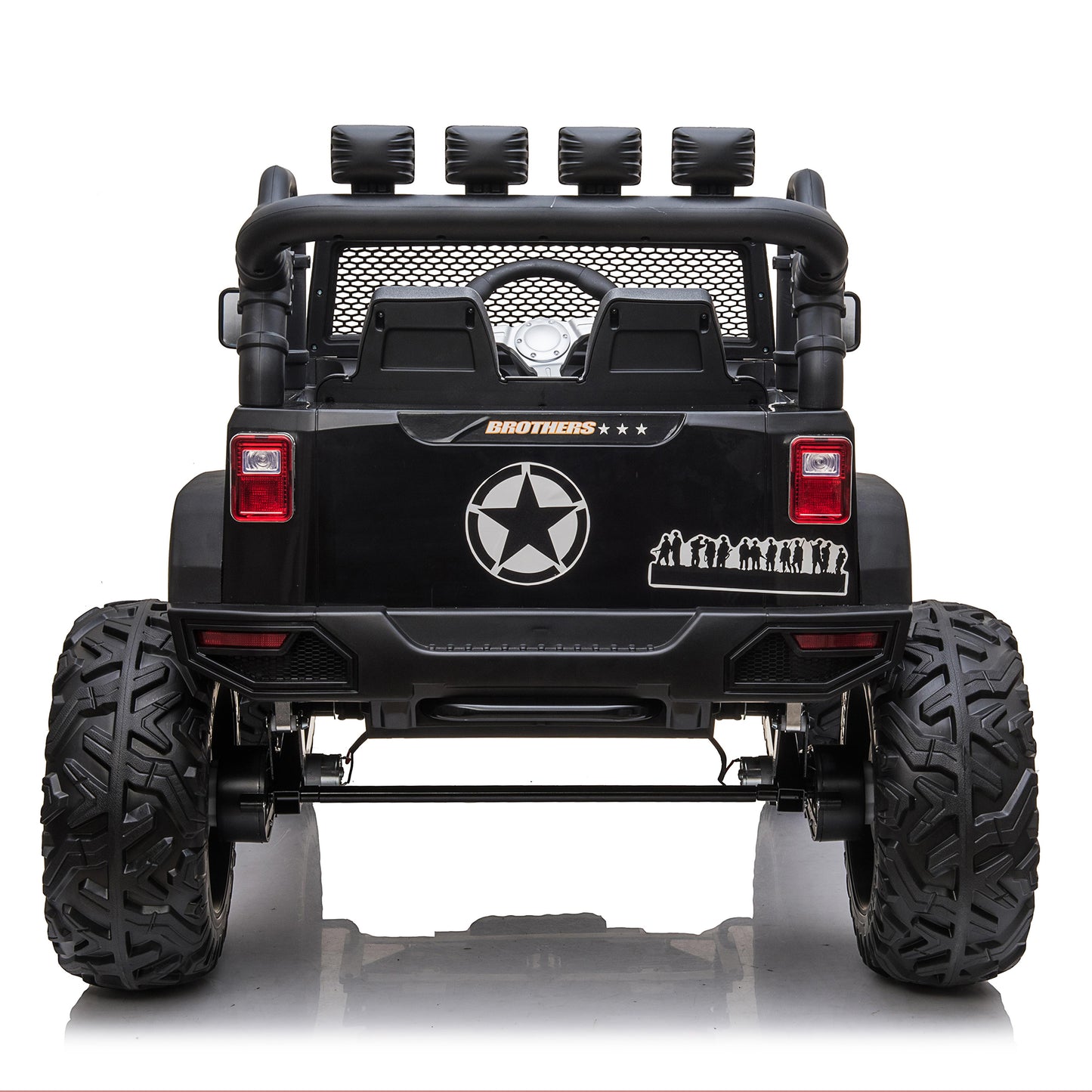 Joyracer 4x4 24V Kids Ride on Truck Car with Remote Control & 2 Seater,800W Motor, 9AH Battery Powered Ride on Toys w/ Spring Suspension,  3 Speeds,LED Lights, MP3/Bluetooth Music for Girl Boy, Pink