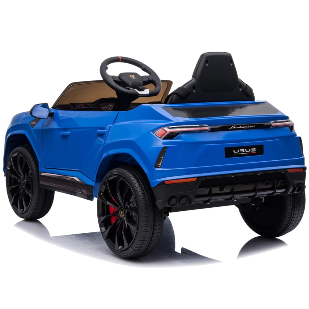 Lamborghini Urus 12V Electric Powered Ride on Car Toys for Girls Boys, Black Kids Electric Vehicles Ride on Toys with Remote Control, Foot Pedal, MP3 Player and LED Headlights, CL61