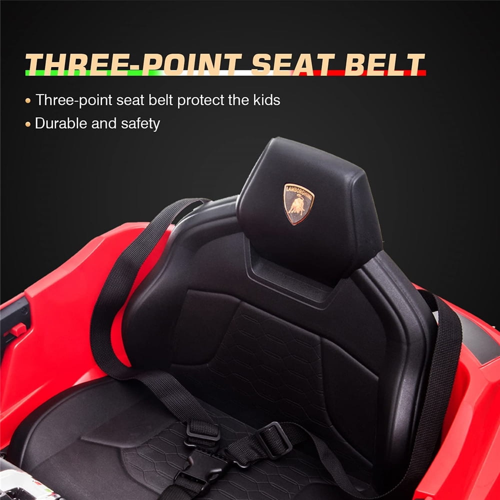 Lamborghini Urus 12V Electric Powered Ride on Car Toys for Girls Boys, Black Kids Electric Vehicles Ride on Toys with Remote Control, Foot Pedal, MP3 Player and LED Headlights, CL61