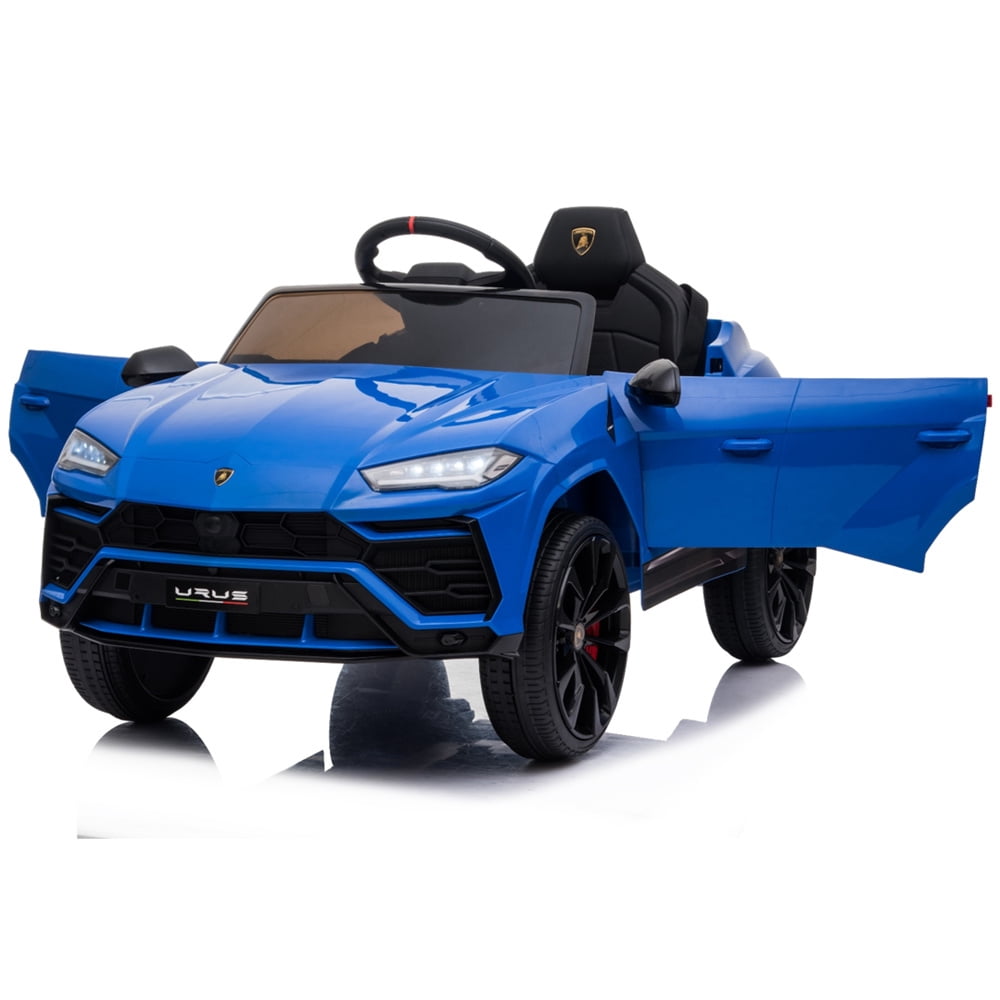 Lamborghini Urus 12V Electric Powered Ride on Car Toys for Girls Boys, Black Kids Electric Vehicles Ride on Toys with Remote Control, Foot Pedal, MP3 Player and LED Headlights, CL61