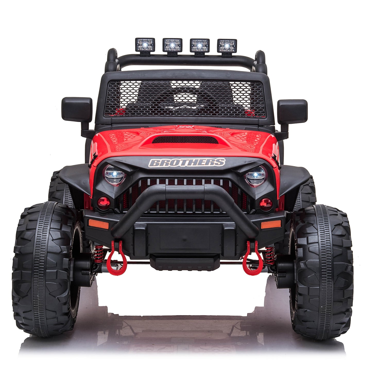 Joyracer 4x4 24V Kids Ride on Truck Car with Remote Control & 2 Seater,800W Motor, 9AH Battery Powered Ride on Toys w/ Spring Suspension,  3 Speeds,LED Lights, MP3/Bluetooth Music for Girl Boy, Pink