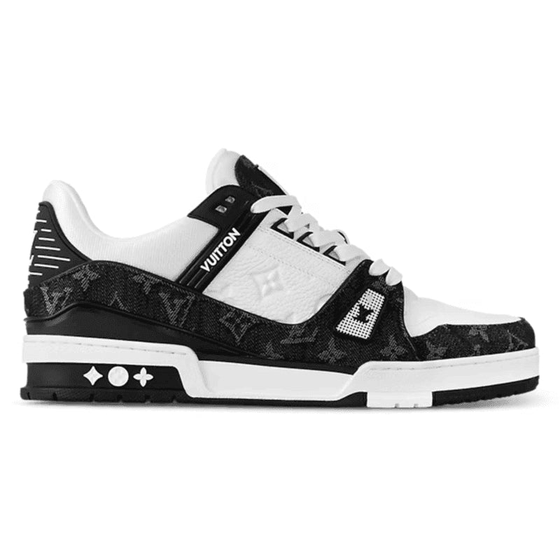 Louis Vuitton LV Trainer Sneaker ®Monogram Black Denim
