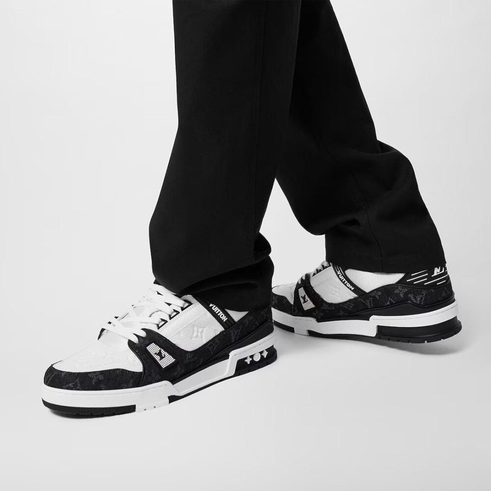 Louis Vuitton LV Trainer Sneaker ®Monogram Black Denim