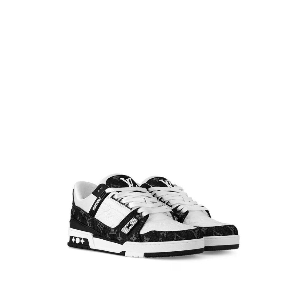 Louis Vuitton LV Trainer Sneaker ®Monogram Black Denim