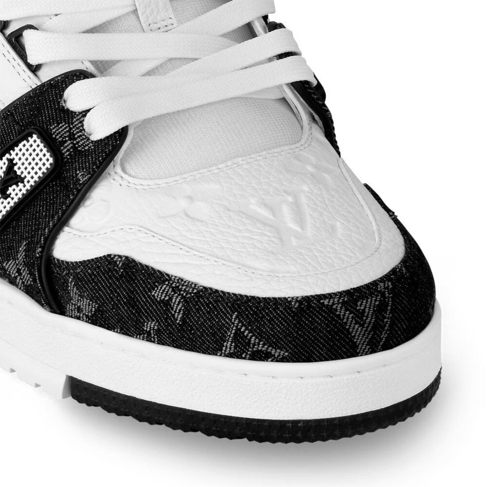 Louis Vuitton LV Trainer Sneaker ®Monogram Black Denim
