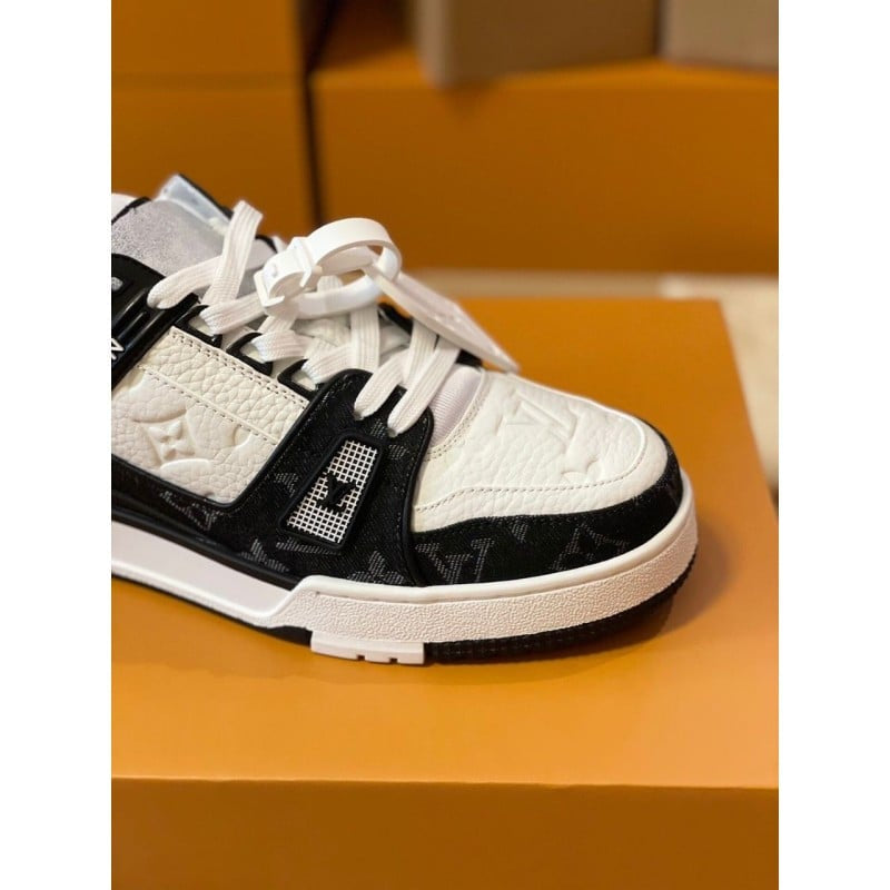 Louis Vuitton LV Trainer Sneaker ®Monogram Black Denim