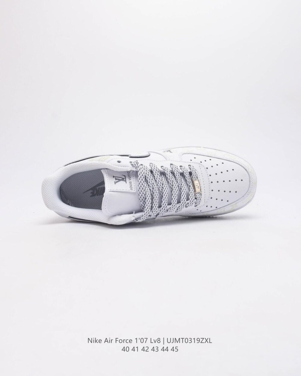 Louis Vuitton x Nike Air Force 1 Monogram Grey Frost Edition