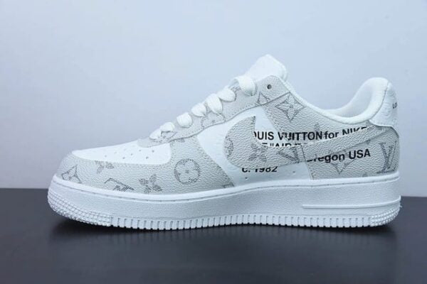 Louis Vuitton x Nike Air Force 1 Low ®By Virgil Abloh White Gray