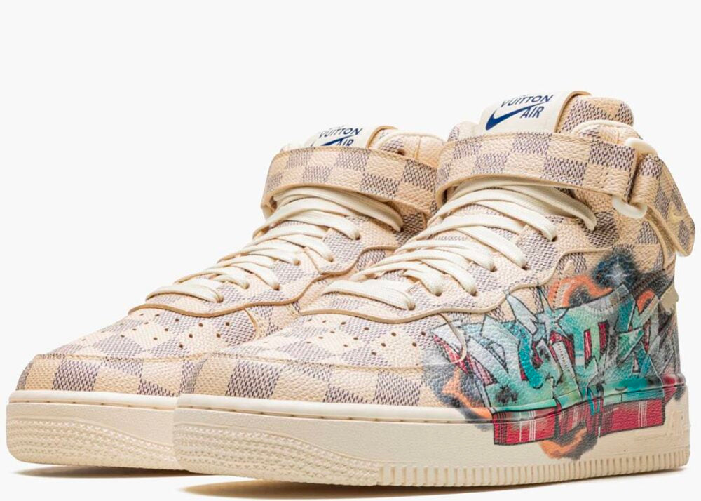 Louis Vuitton x Nike Air Force 1 Mid ¡®By Virgil Abloh Graffiti