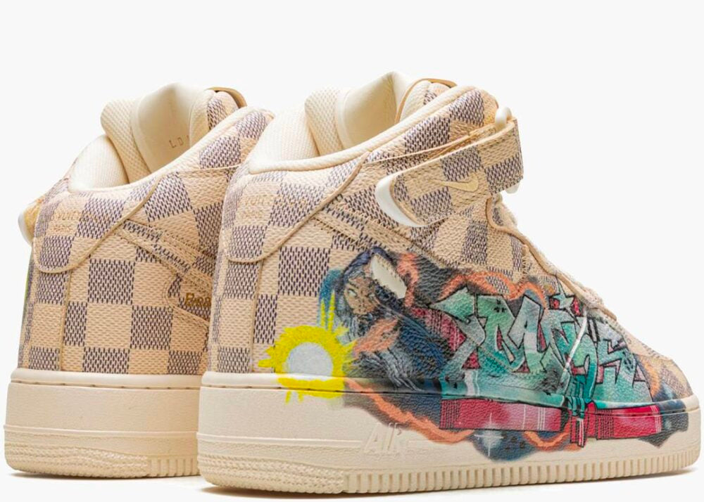 Louis Vuitton x Nike Air Force 1 Mid ¡®By Virgil Abloh Graffiti