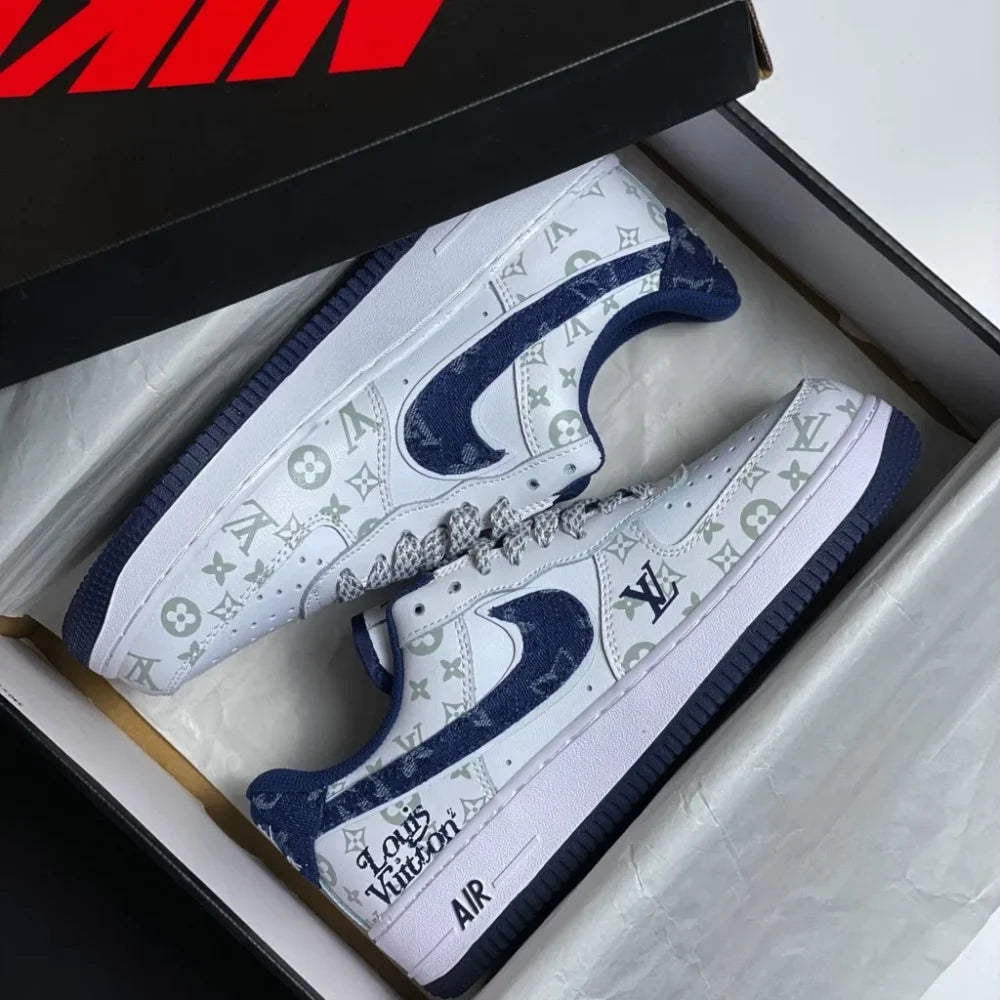 Louis Vuitton x Nike Air Force 1 07 Low ®White Blue