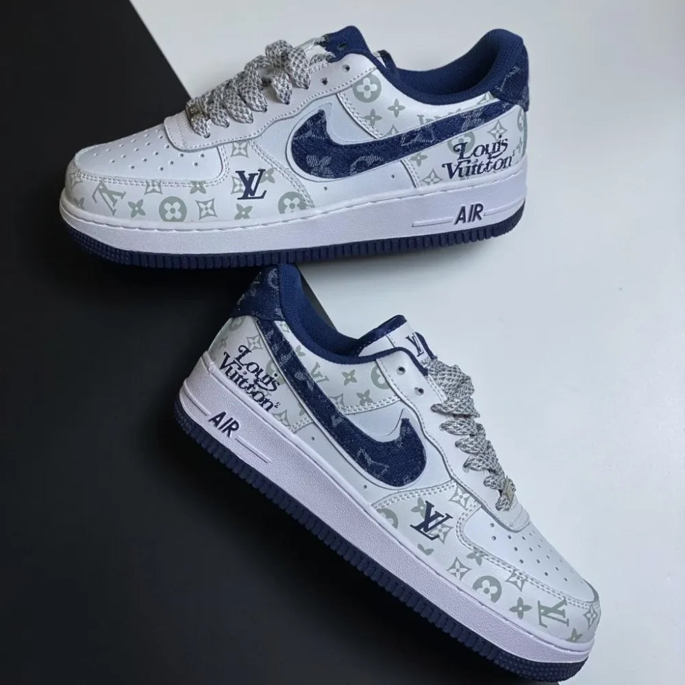 Louis Vuitton x Nike Air Force 1 07 Low ®White Blue