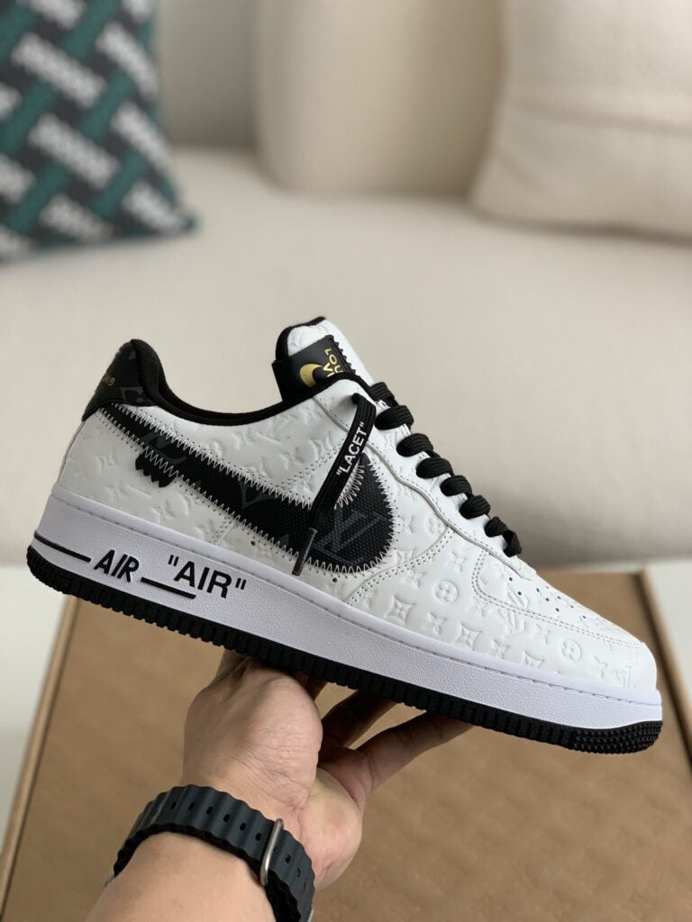 Louis Vuitton x Nike Air Force 1 Low ®White Black
