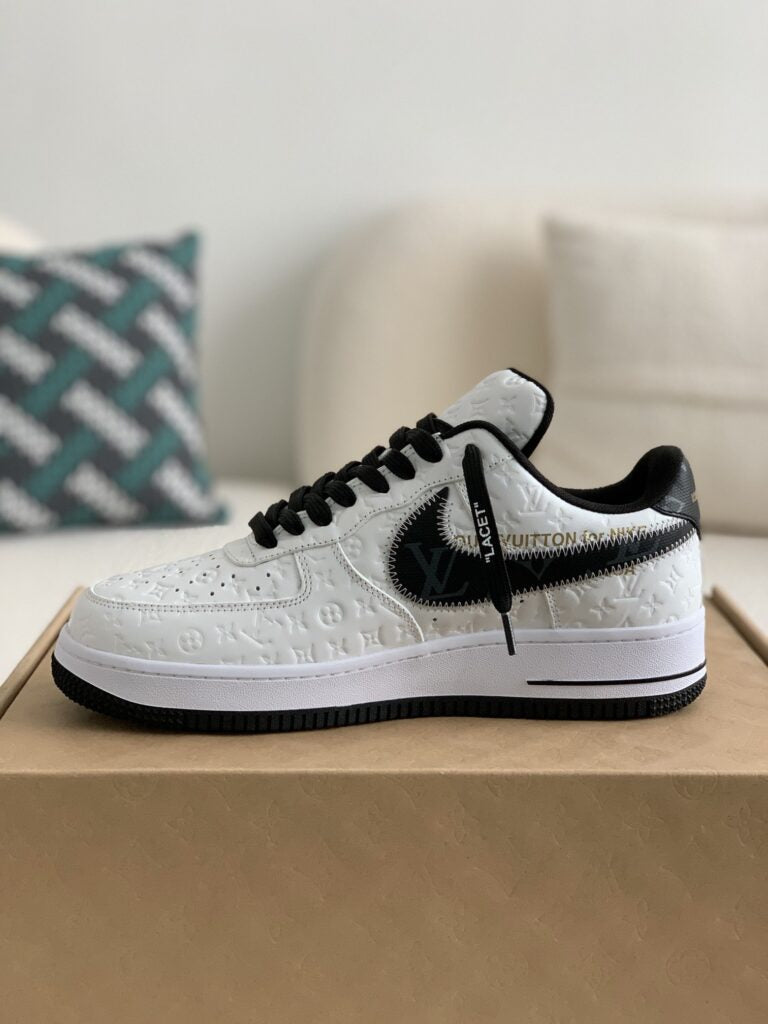 Louis Vuitton x Nike Air Force 1 Low ®White Black