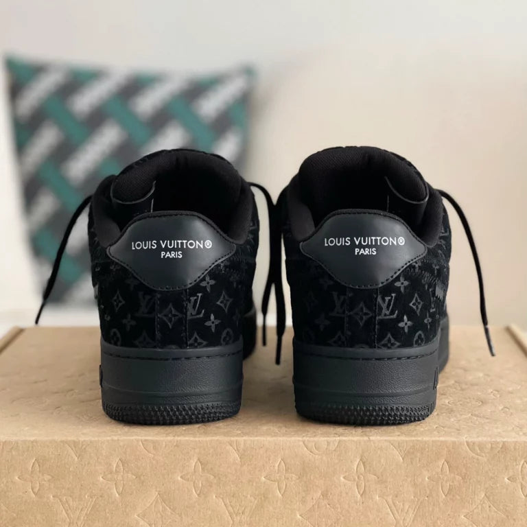 Louis Vuitton x Nike Air Force 1 Low ®Triple Black