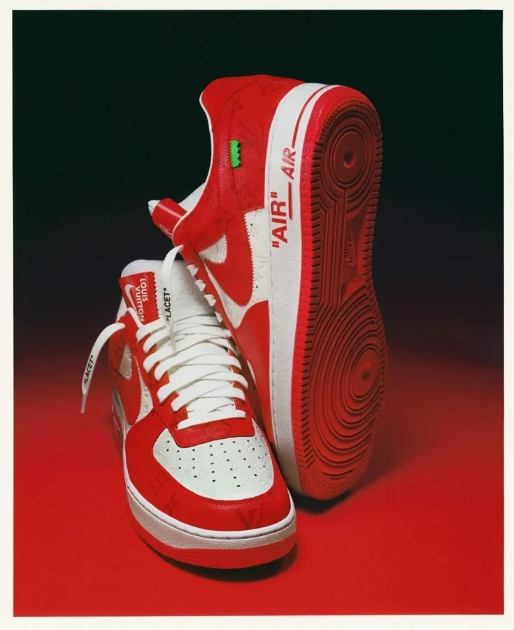 Louis Vuitton x Nike Air Force 1 Low ®By Virgil Abloh White/Red