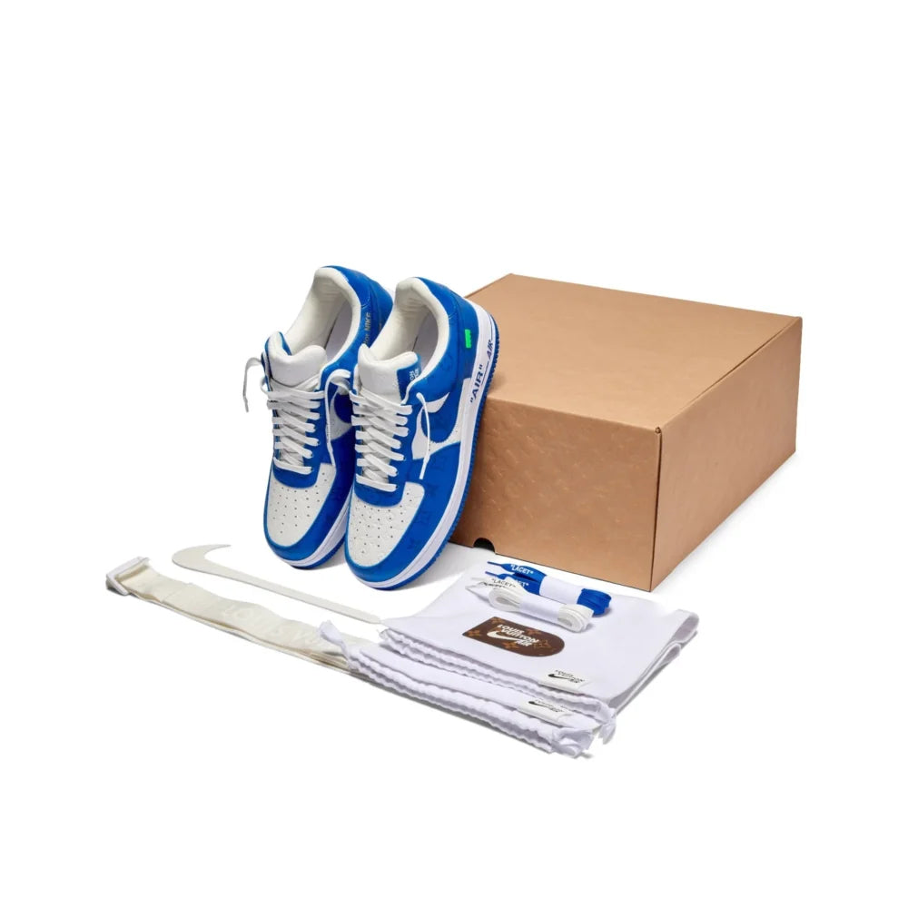 Louis Vuitton x Nike Air Force 1 Low ®By Virgil Abloh White/Blue