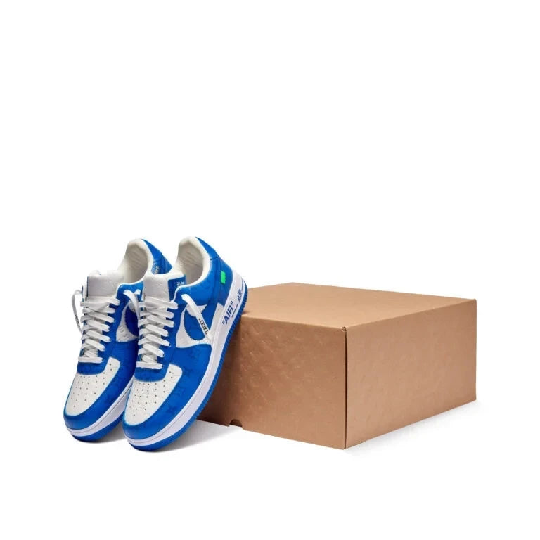 Louis Vuitton x Nike Air Force 1 Low ®By Virgil Abloh White/Blue